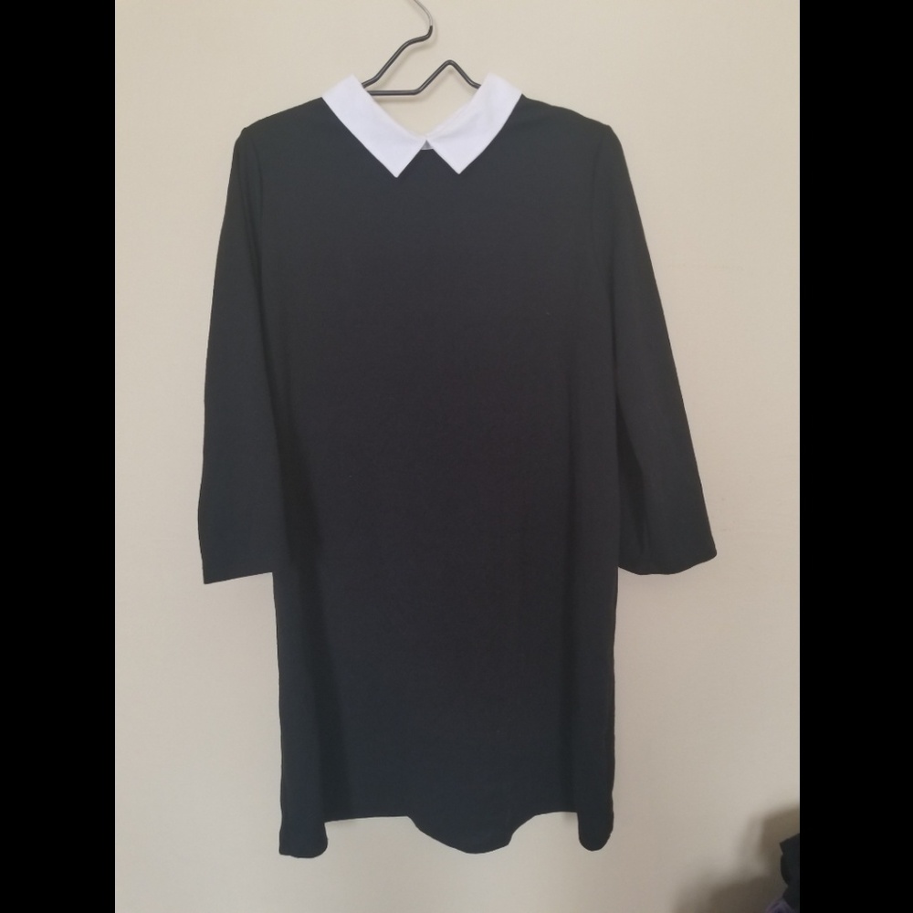 White collar dress